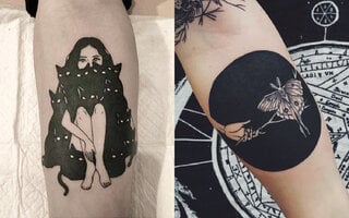 tatuagem feminina delicada vs tatuagem feminina colorida
