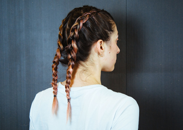 trança solta como fazer