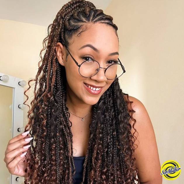 tranças para cabelos lisos