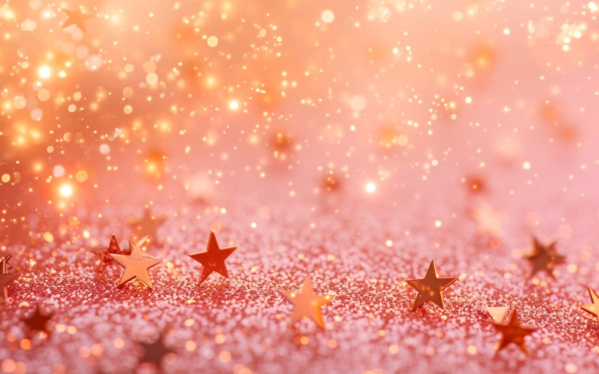 Como Usar Fundo de Glitter Dourado em Designs Profissionais