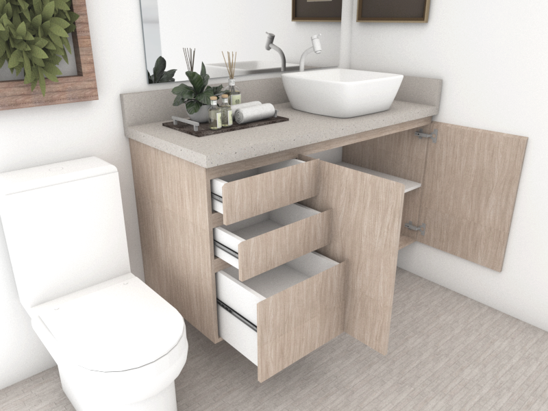 gaveteiro para banheiro