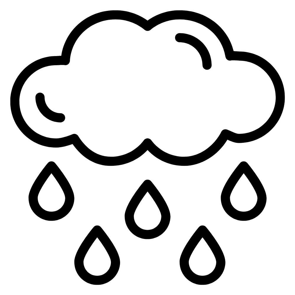 gotas de chuva desenho