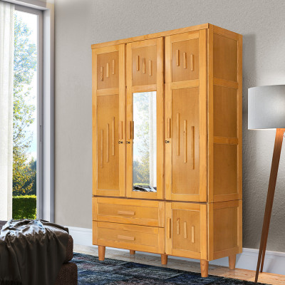 Guarda roupa de madeira maciça para quarto de casal