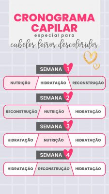 Guia completo do cronograma capilar para iniciantes