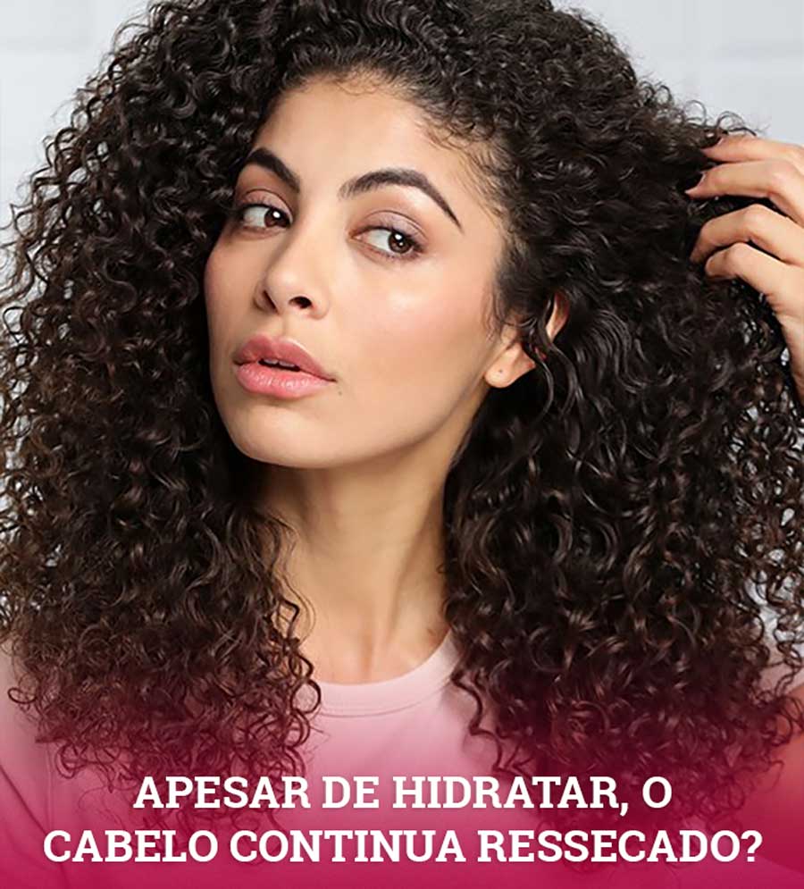 melhor hidratação para cabelo cacheado ressecado