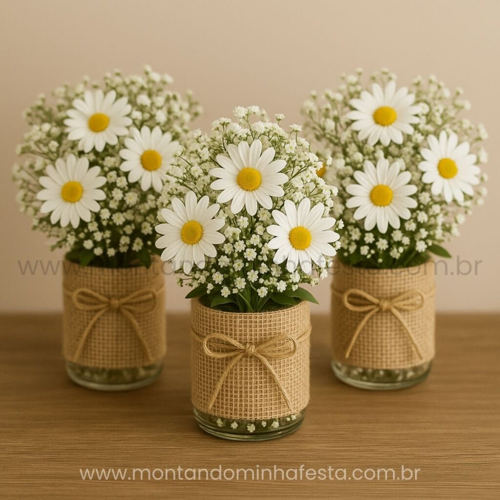 quanto custa fazer centro de mesa junino econômico