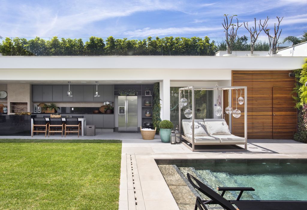 area de lazer com piscina vs area de lazer sem piscina