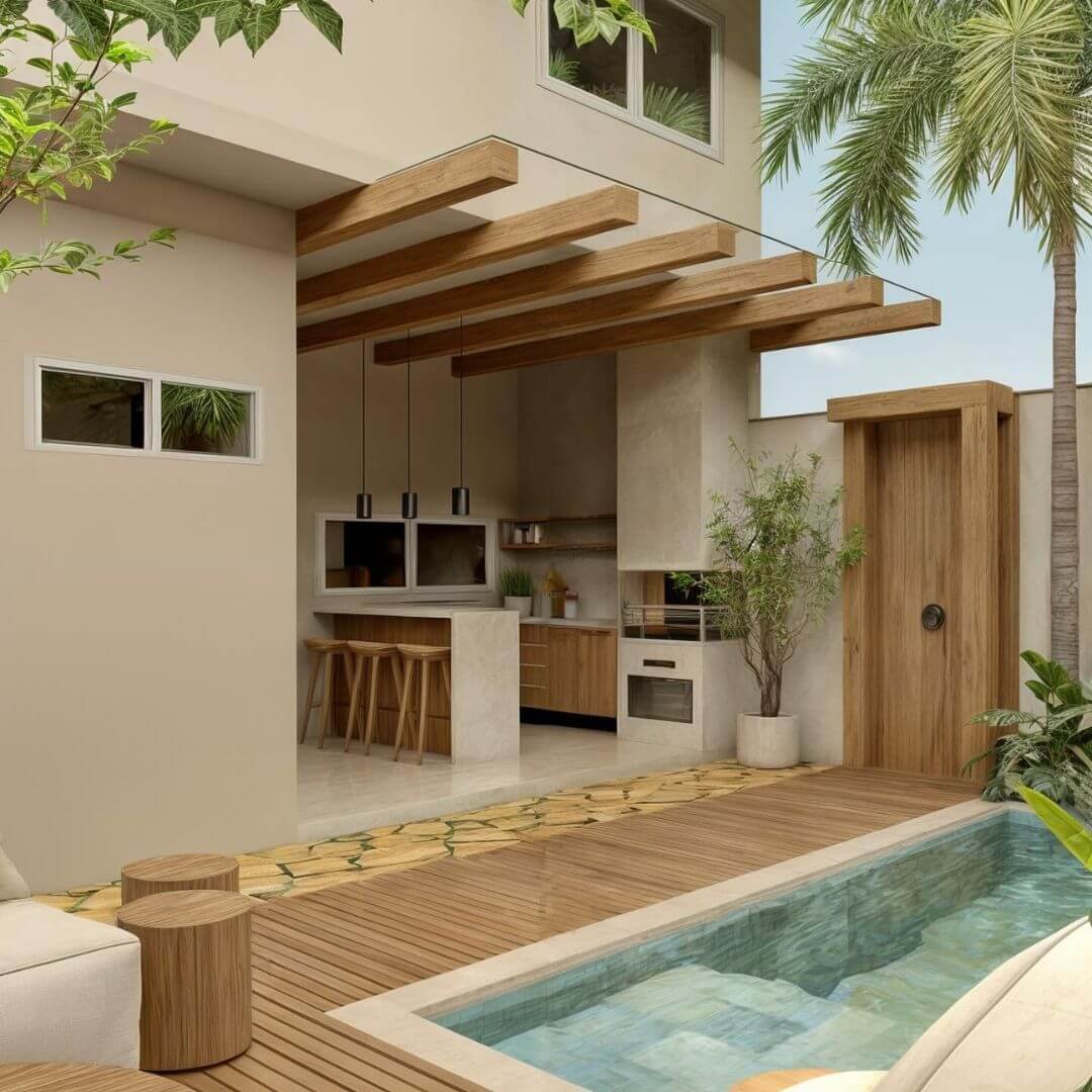 ideias de area gourmet simples