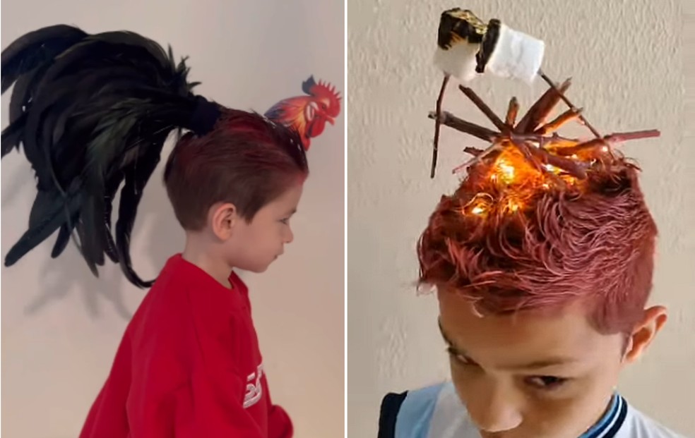 penteados criativos para dia do cabelo maluco