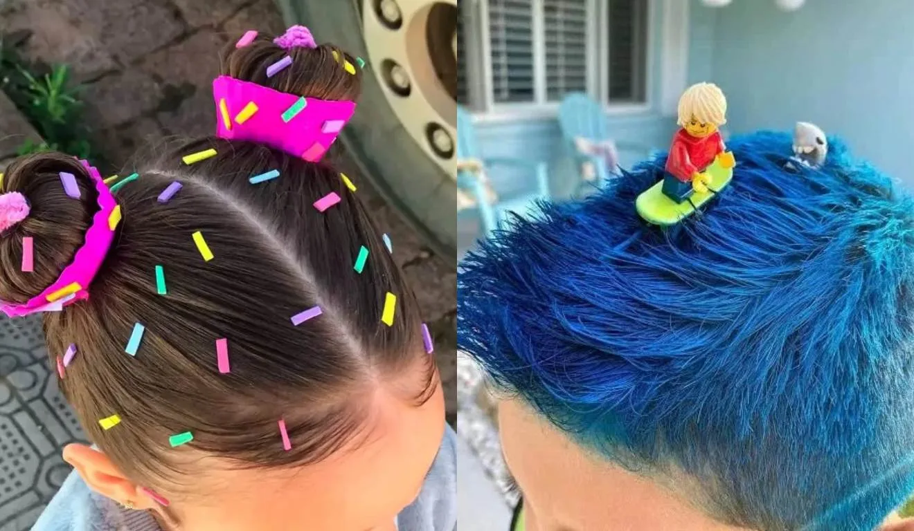 cabelo maluco esportes menino