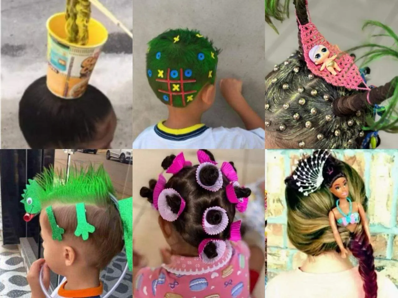 ideias cabelo maluco infantil menino