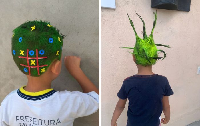 cabelo maluco esportes menino