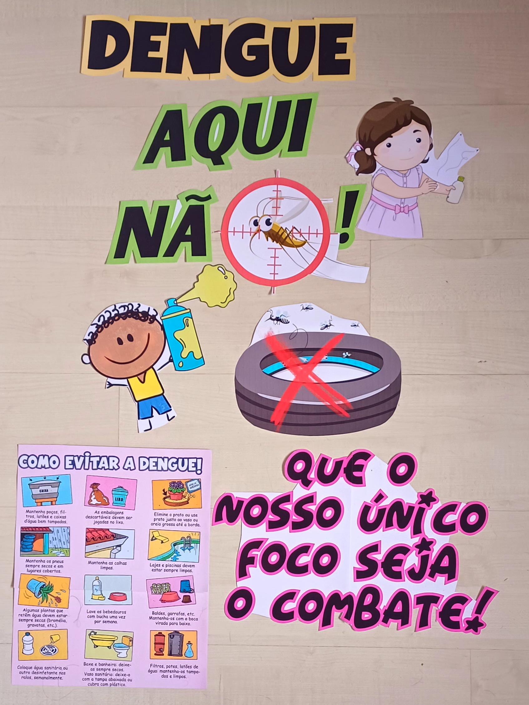 ideias de cartaz sobre a dengue