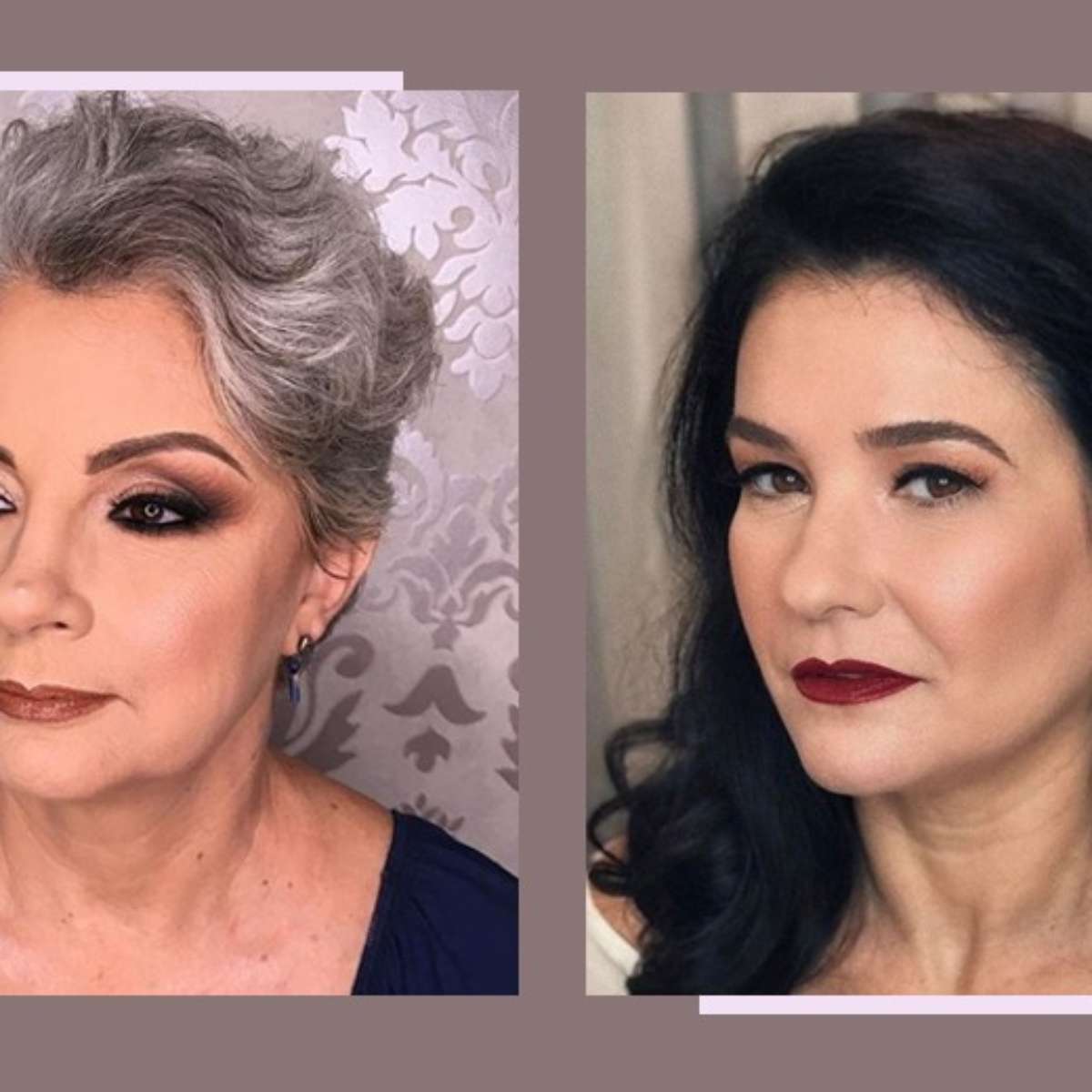 ideias de maquiagem para pele madura