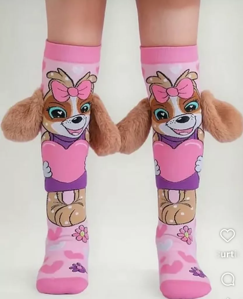 meia maluca com feltro