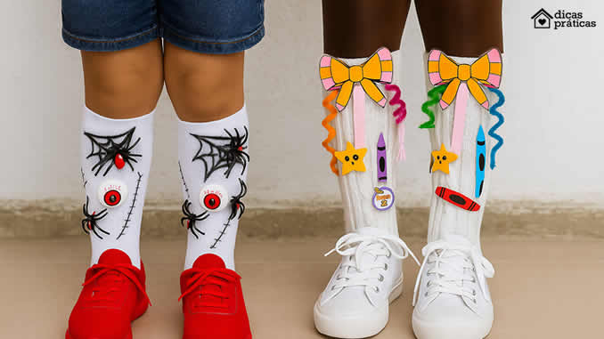 erros comuns ao fazer meia maluca infantil