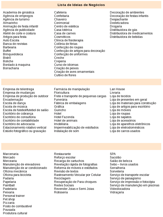 ideias de negócios digitais vs físicos