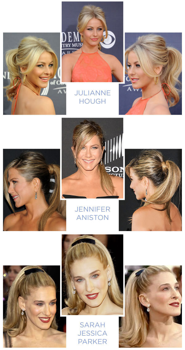 rabo de cavalo retrô