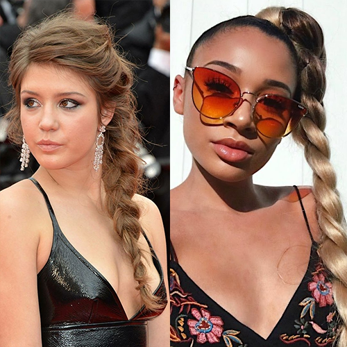 rabo de cavalo com topete