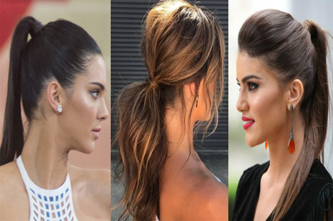 rabo de cavalo para cabelos lisos