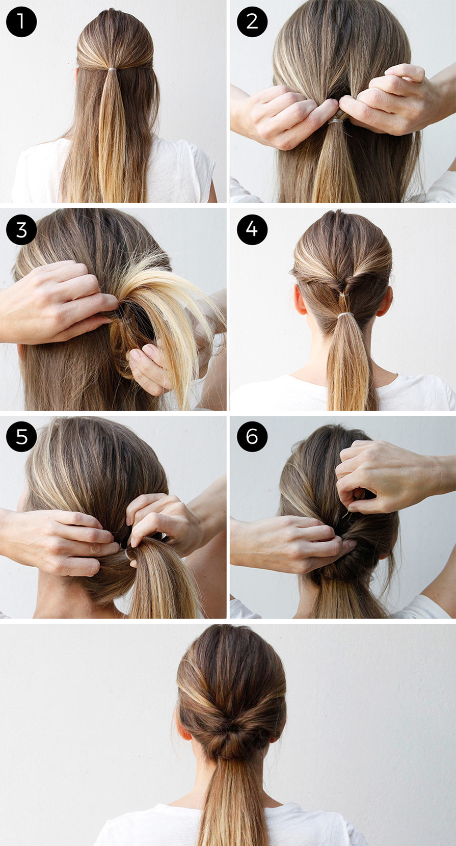 rabo de cavalo com franja