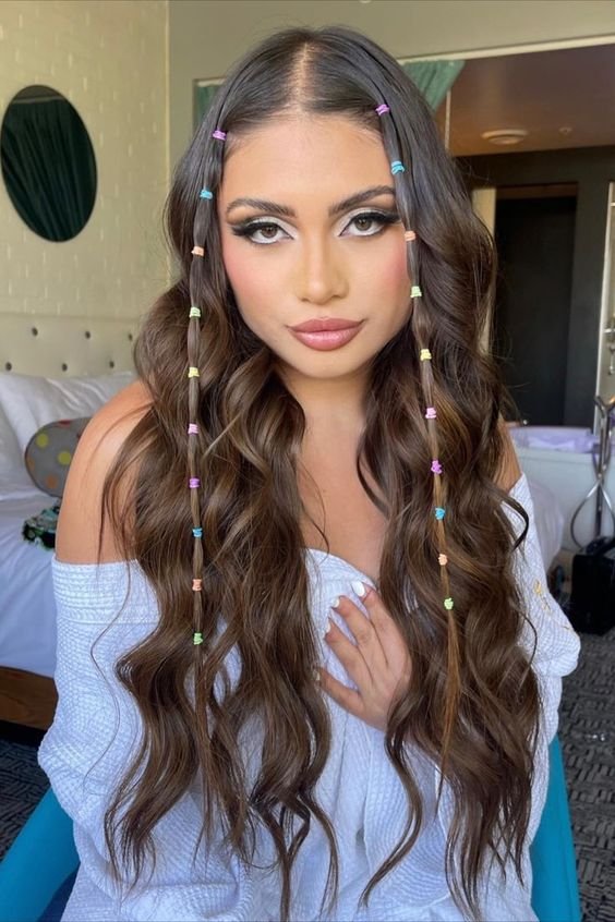 ideias de penteados com liguinhas