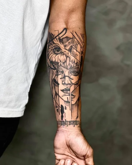 ideias de tatuagem geométrica