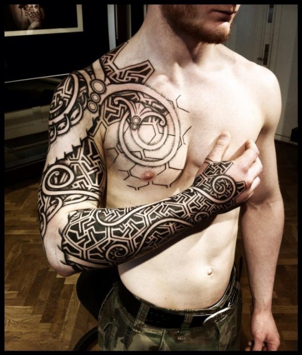 ideias de tatuagem masculina no braço