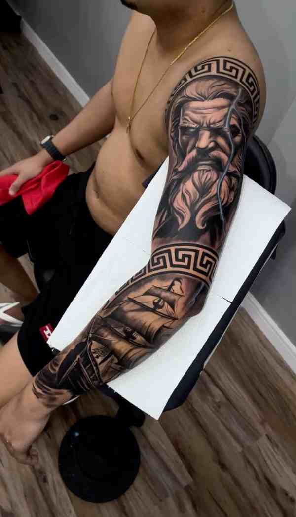 ideias de tatuagem masculina no braço