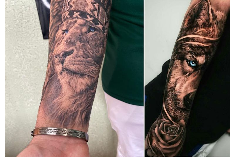 ideias de tatuagem masculina no braço