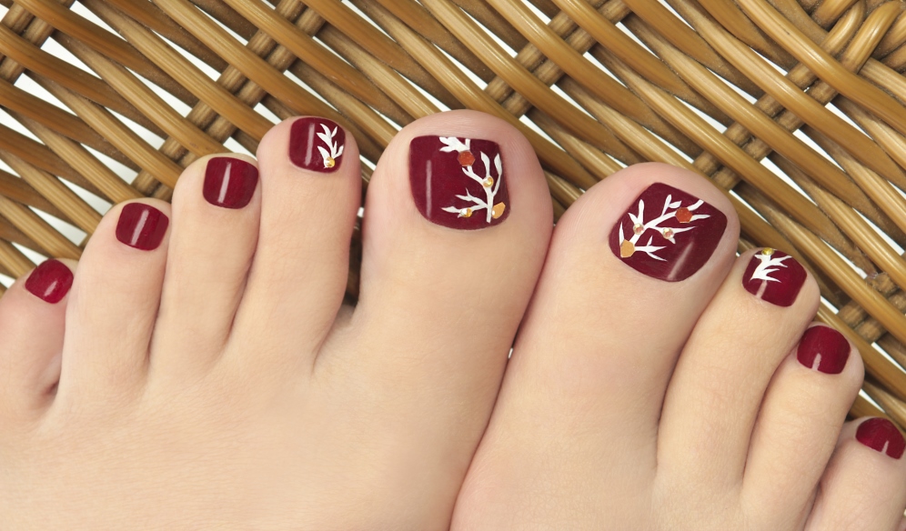 como fazer unhas do pe com strass passo a passo