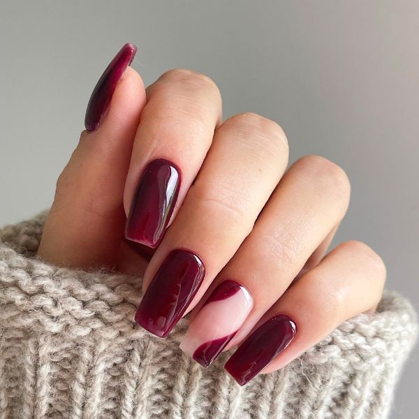 unhas clean girl