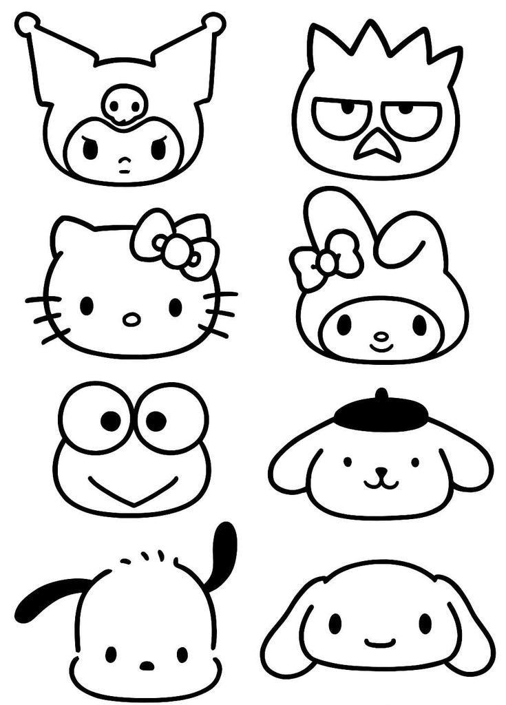 desenhos fofos minimalistas