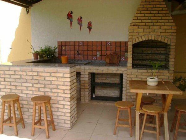 ideias para area de churrasco
