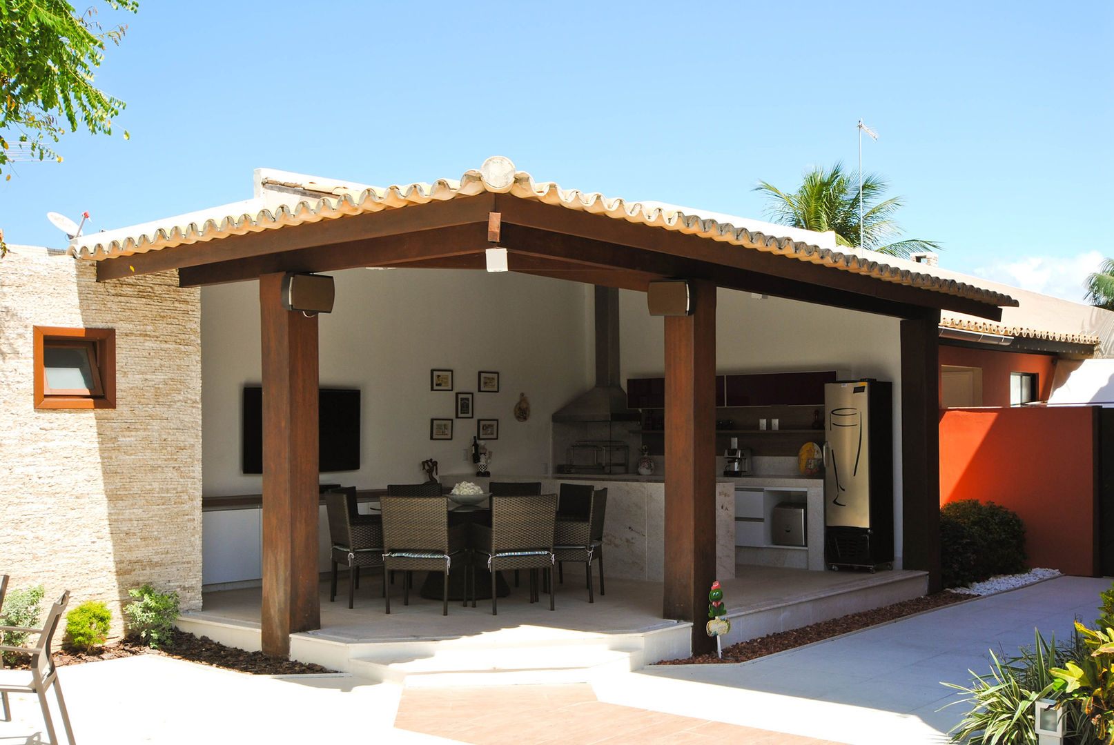 como escolher o revestimento ideal para área de churrasqueira