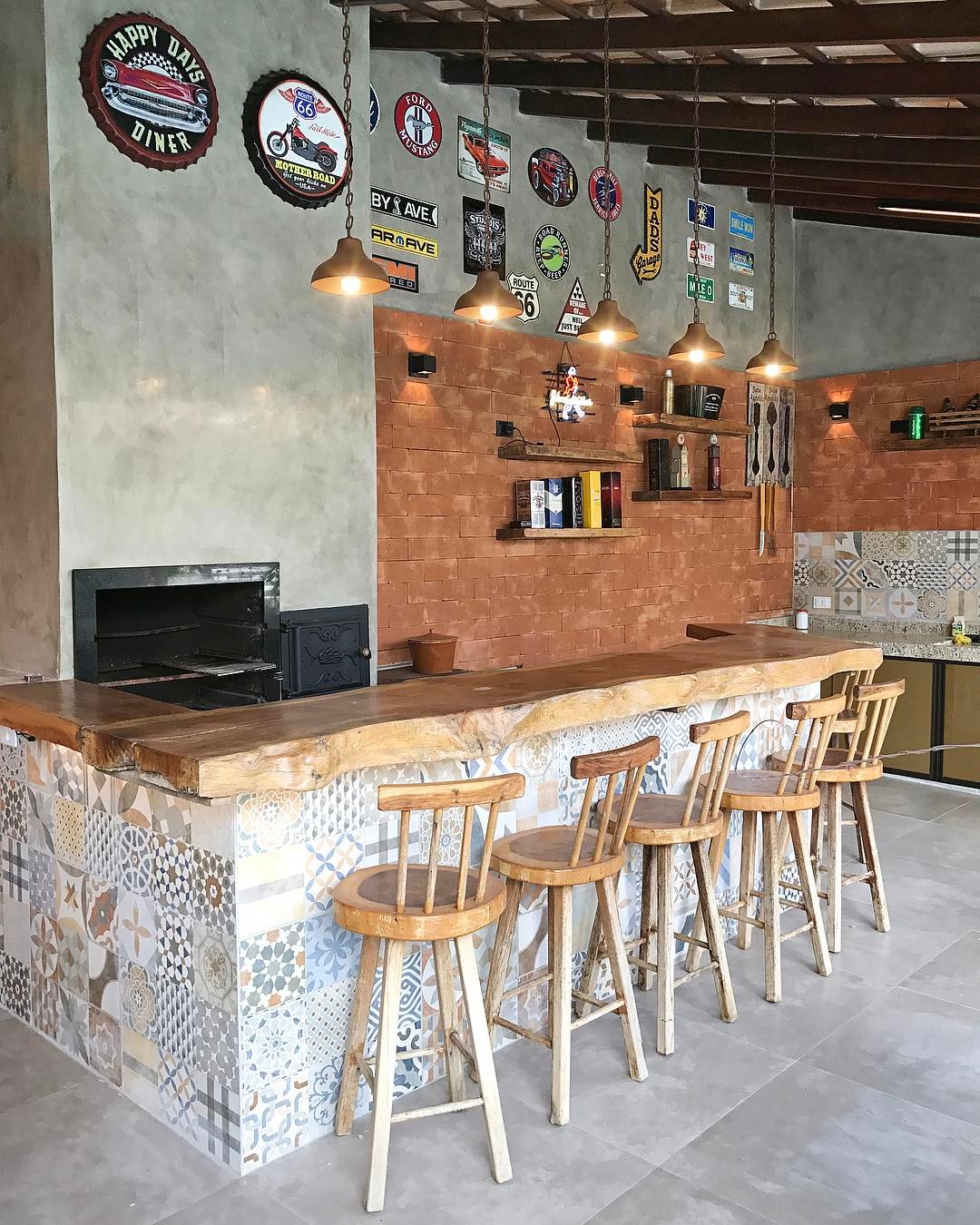 como escolher o revestimento ideal para área de churrasqueira