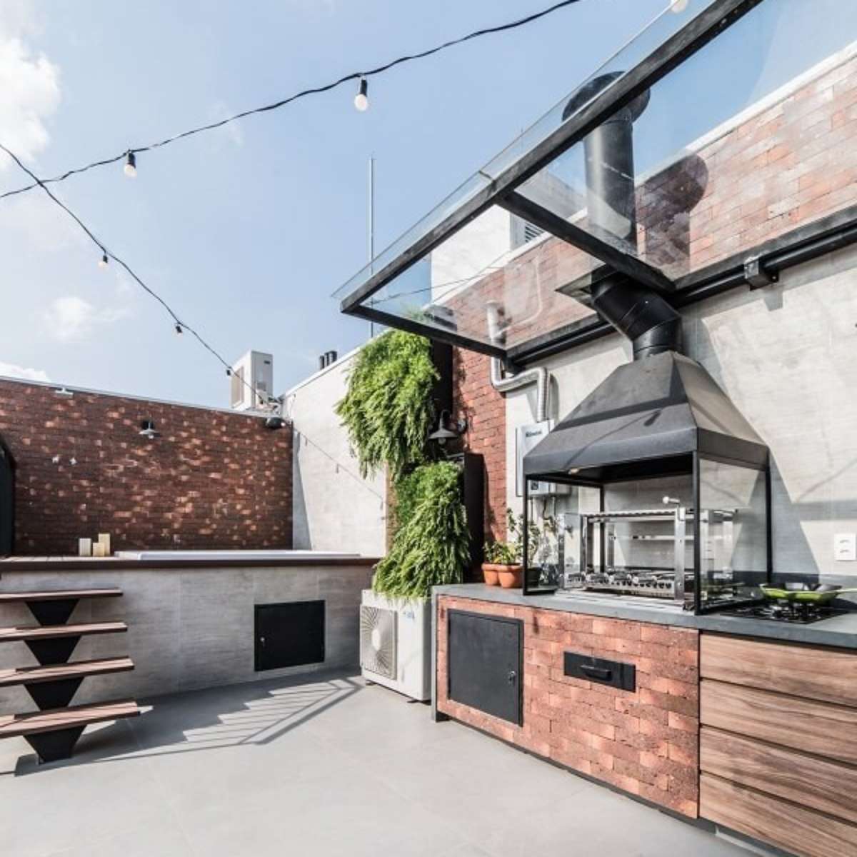 ideias de decoração para área de churrasco pequena