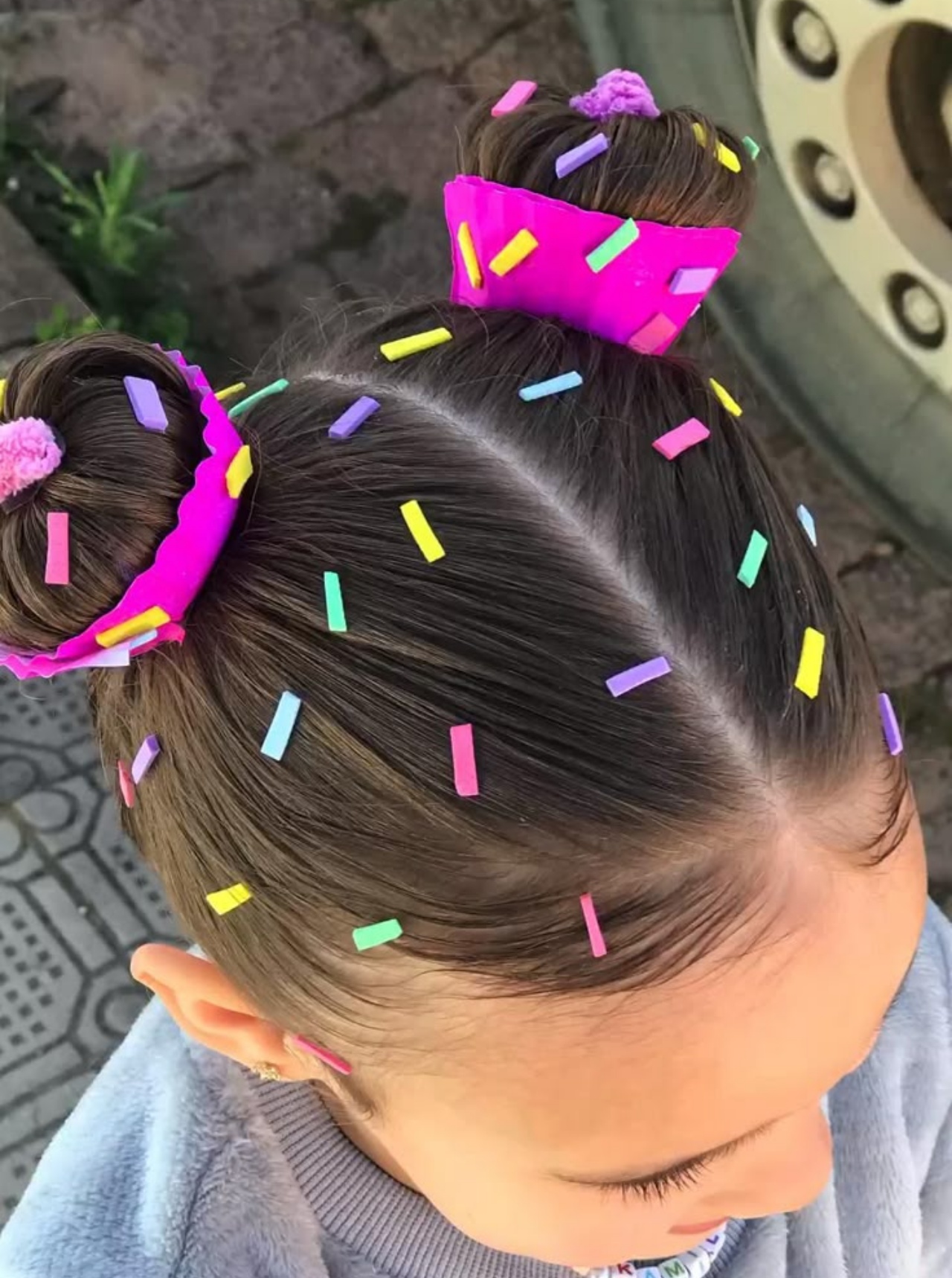 ideias cabelo maluco para meninas