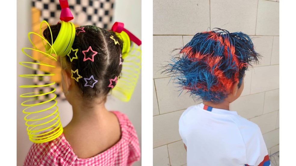 dia do cabelo maluco na escola