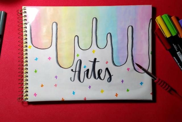 ideias para capa de caderno