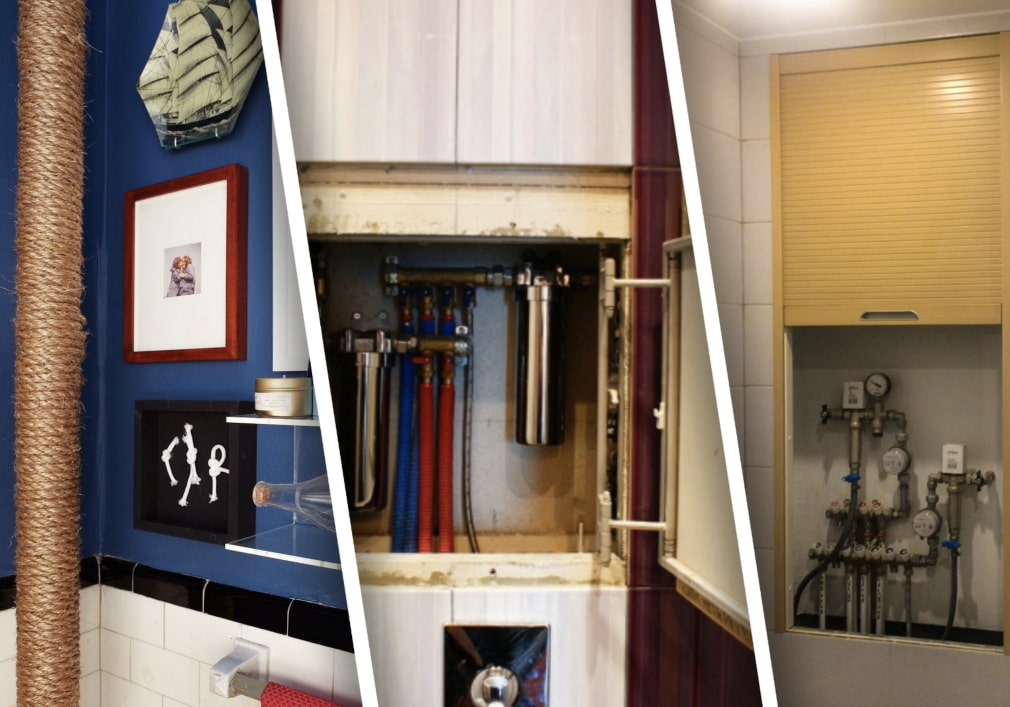 erros comuns ao tentar esconder canos