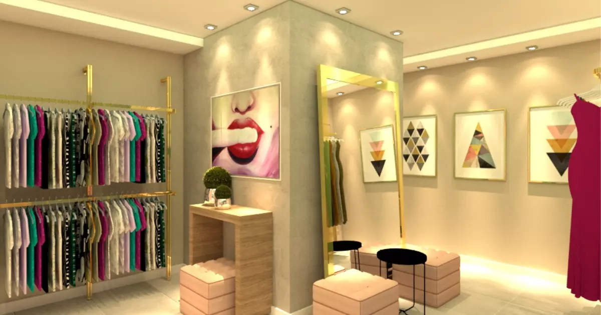 ideias criativas para vitrine de loja de roupas