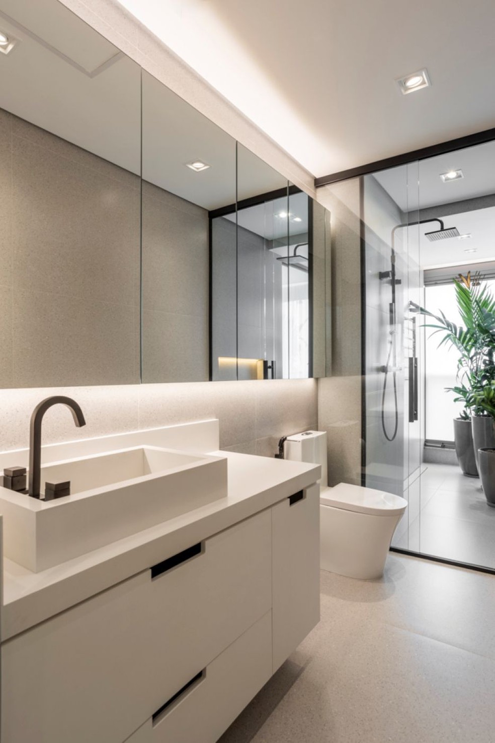 como instalar fita de led na bancada do banheiro