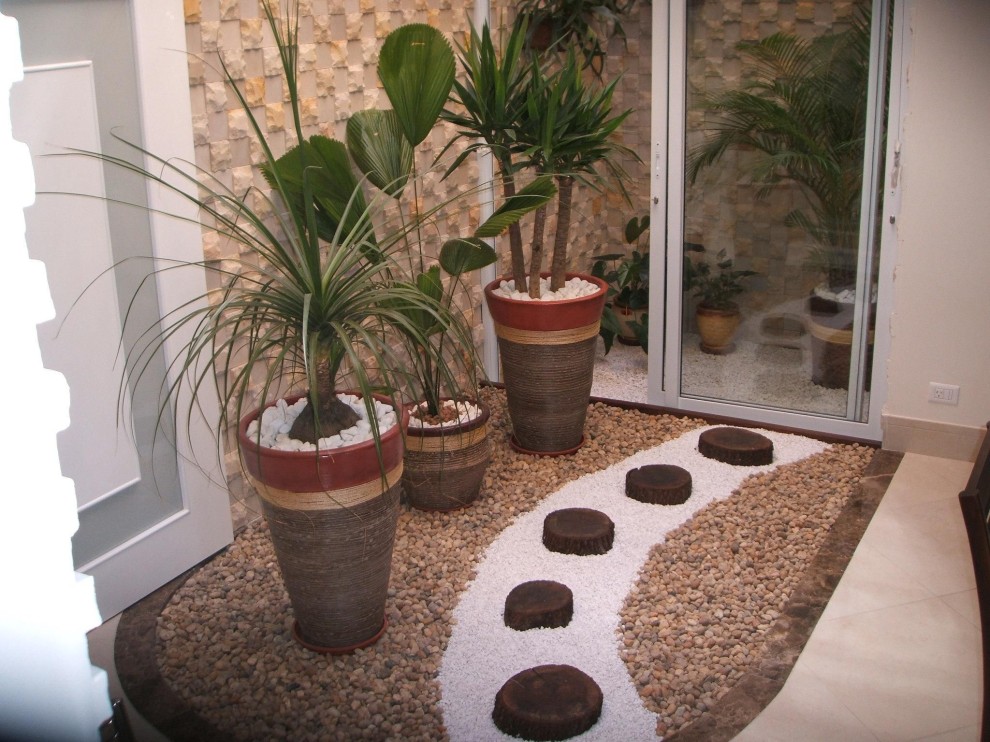 iluminacao para jardim de inverno