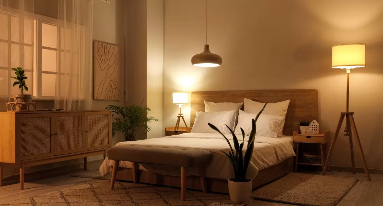 10 ideias de iluminação para quarto de casal moderno