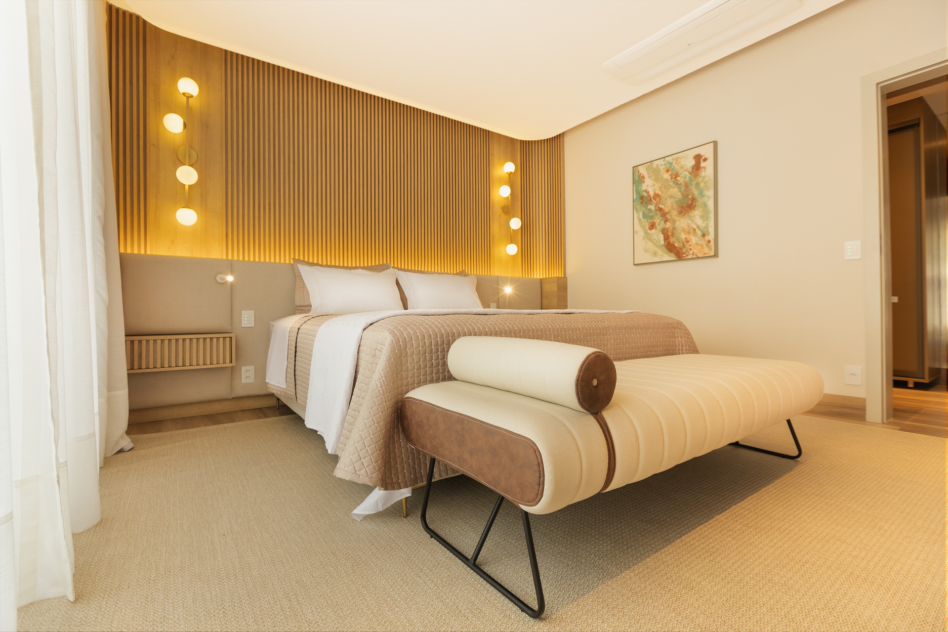 altura ideal pendente criado mudo quarto casal