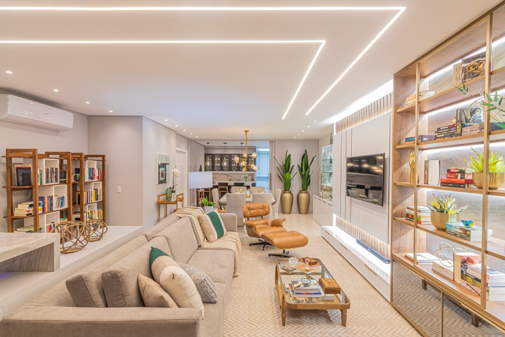 quanto custa instalar iluminação embutida na sala