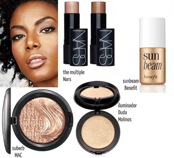 Resenha: Os Melhores Iluminadores Líquidos e em Pó para Pele Negra em 2024