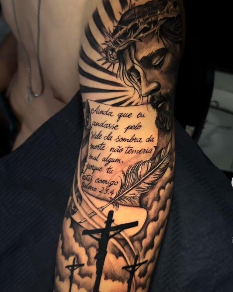 A Profundidade da Geometria Sagrada e Pontilhismo em Tatuagens