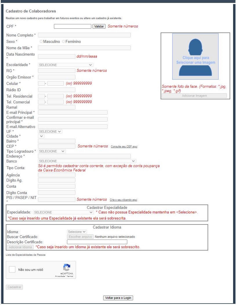inscrição para fiscal do enem